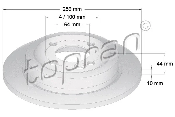 Brake Disc (501 015)