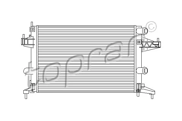 Radiator, engine cooling (206 970)