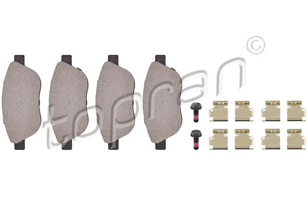 Brake Pad Set, disc brake (207 645)