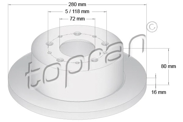 Brake Disc (722 596)