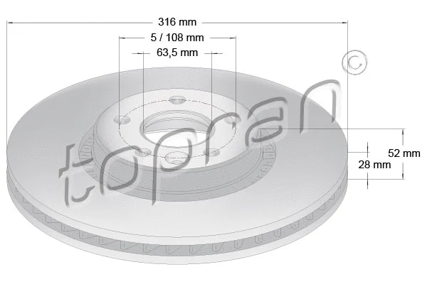 Brake Disc (304 405)