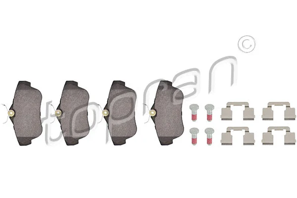 Brake Pad Set, disc brake (722 494)