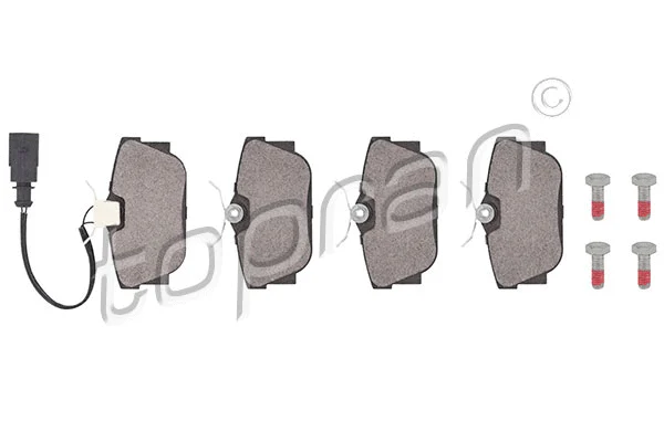 Brake Pad Set, disc brake (107 238)
