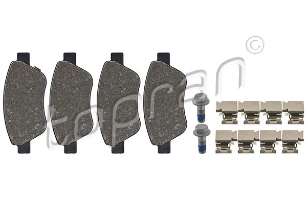 Brake Pad Set, disc brake (207 648)
