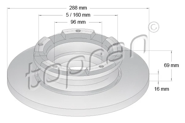Brake Disc (305 045)