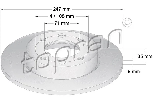 Brake Disc (721 182)