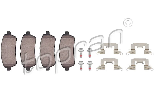 Brake Pad Set, disc brake (303 965)