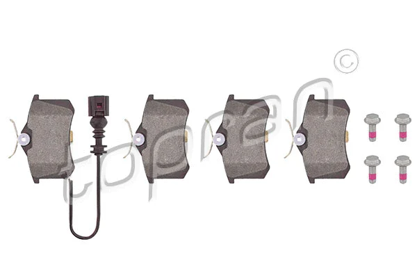 Brake Pad Set, disc brake (109 981)