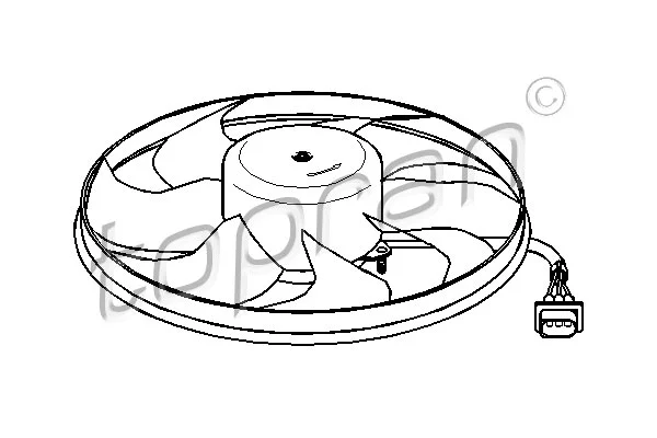 Fan, engine cooling (111 441)