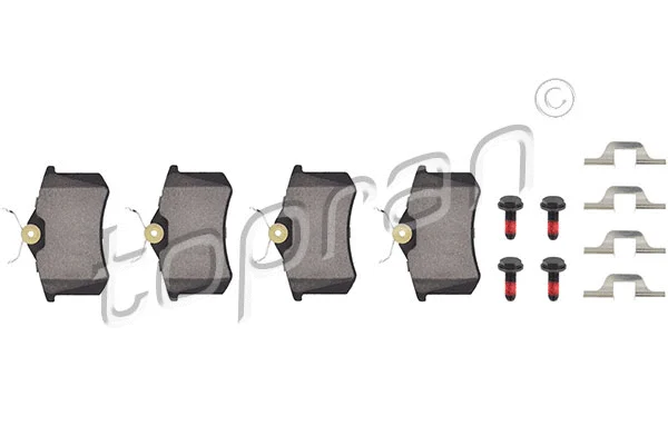 Brake Pad Set, disc brake (722 492)
