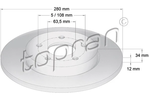 Brake Disc (301 957)