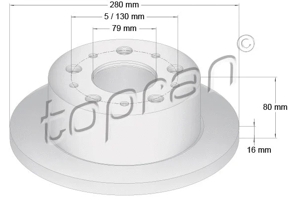 Brake Disc (722 597)