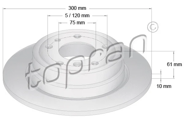 Brake Disc (500 562)