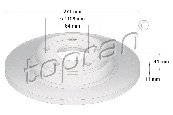 Brake Disc (631 171)