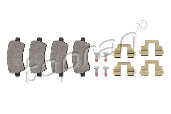 Brake Pad Set, disc brake (304 763)