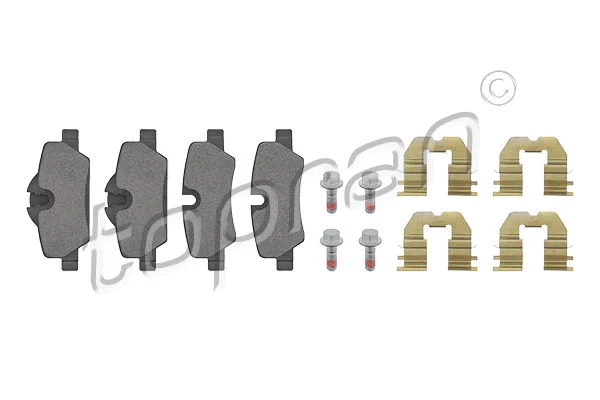 Brake Pad Set, disc brake (503 072)