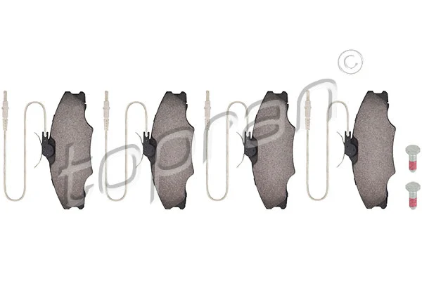 Brake Pad Set, disc brake (721 430)