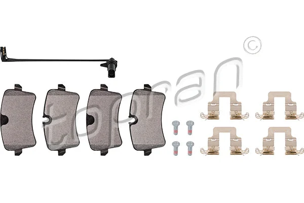 Brake Pad Set, disc brake (115 176)