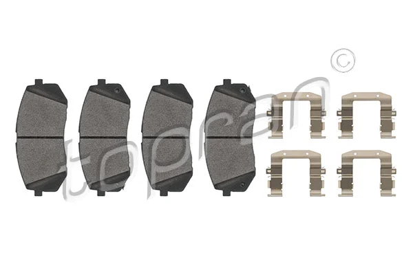 Brake Pad Set, disc brake (821 164)