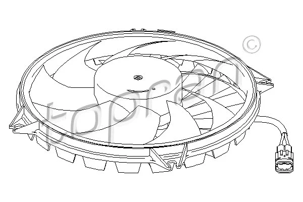 Fan, engine cooling (721 541)