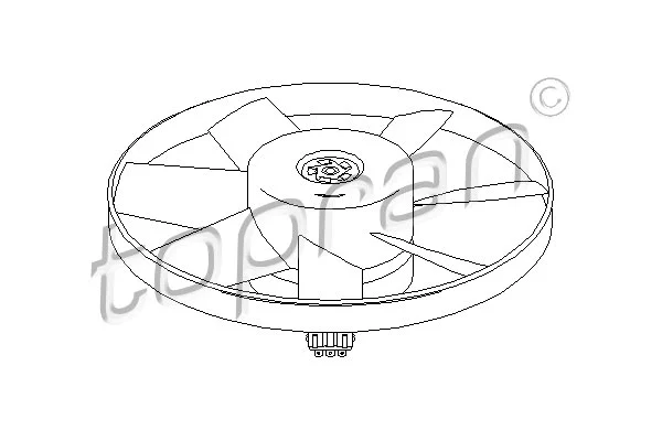 Fan, engine cooling (107 716)