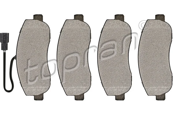 Brake Pad Set, disc brake (208 234)