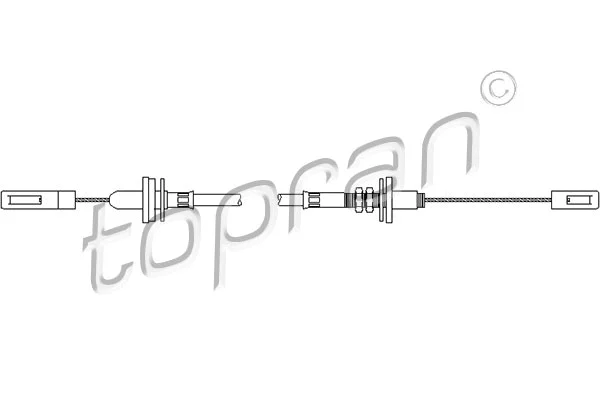 Cable Pull, clutch control (103 411)