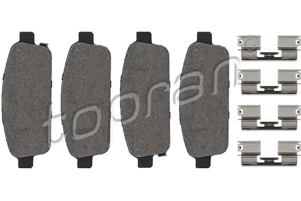 Brake Pad Set, disc brake (208 005)
