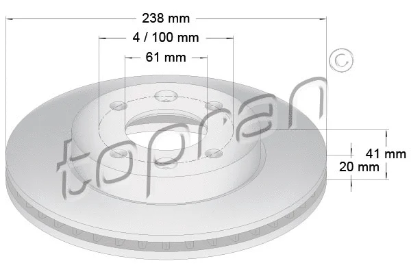 Brake Disc (700 176)