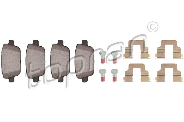 Brake Pad Set, disc brake (303 964)