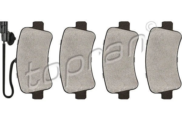 Brake Pad Set, disc brake (208 233)