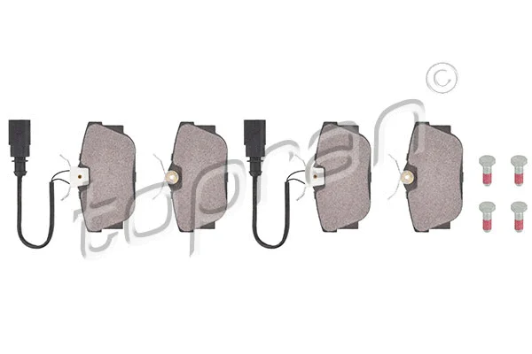 Brake Pad Set, disc brake (109 473)