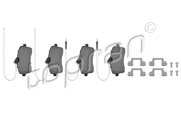 Brake Pad Set, disc brake (721 238)