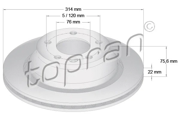 Brake Disc (110 430)