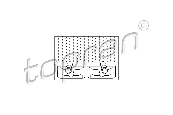 Heat Exchanger, interior heating (205 792)