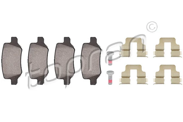 Brake Pad Set, disc brake (401 439)