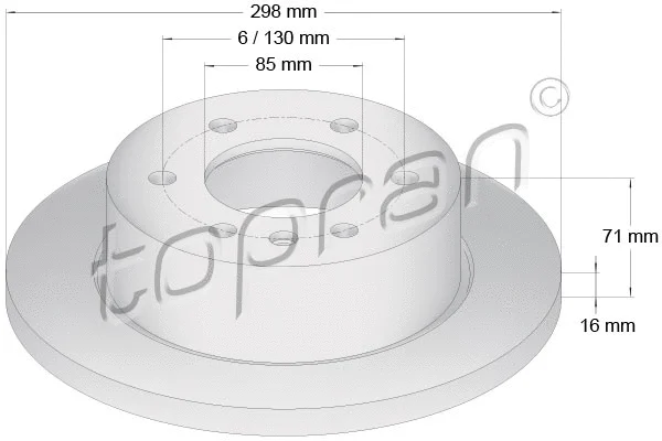 Brake Disc (111 654)
