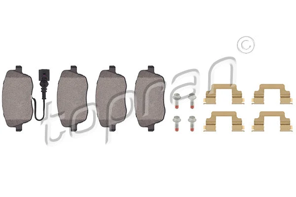 Brake Pad Set, disc brake (110 539)