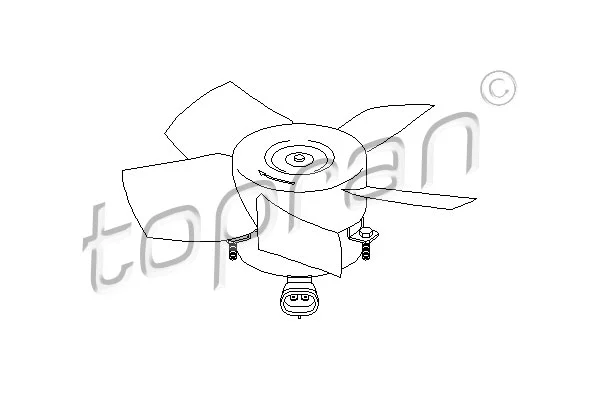 Fan, engine cooling (206 947)