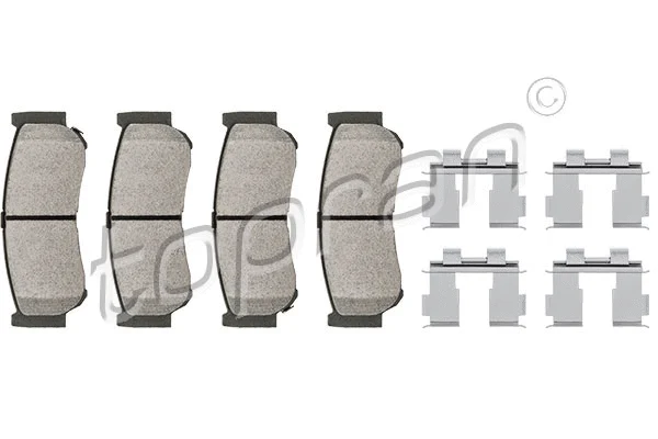Brake Pad Set, disc brake (820 622)