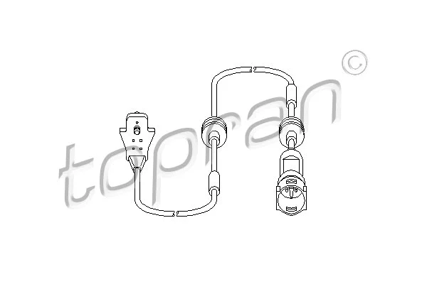 Sensor, brake pad wear (203 971)