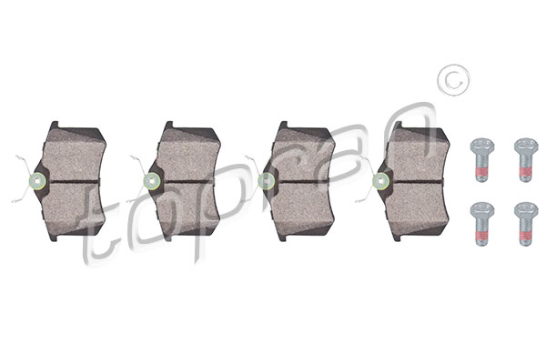 Brake Pad Set, disc brake (103 074)