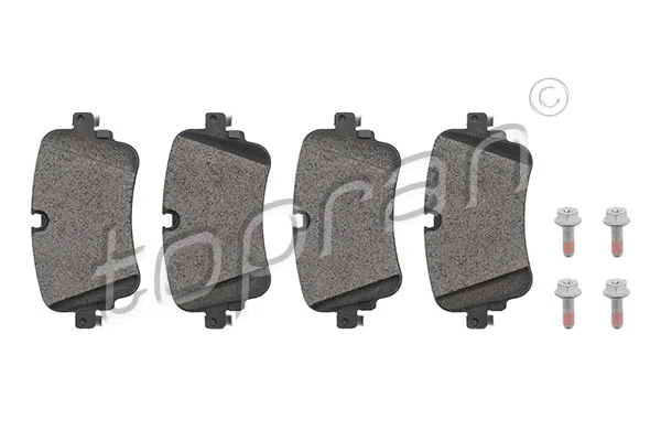 Brake Pad Set, disc brake (117 687)