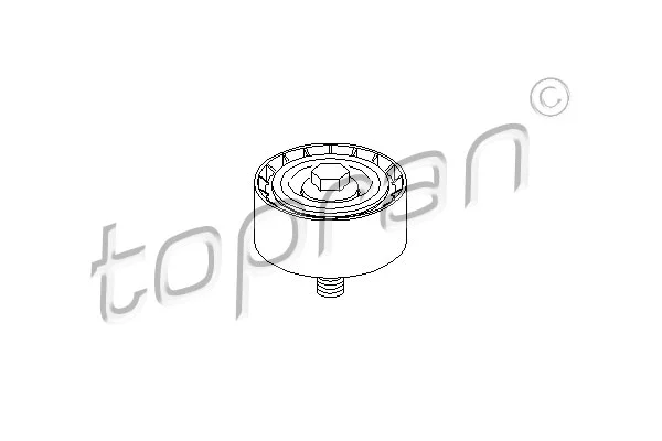 Deflection/Guide Pulley, V-ribbed belt (722 417)