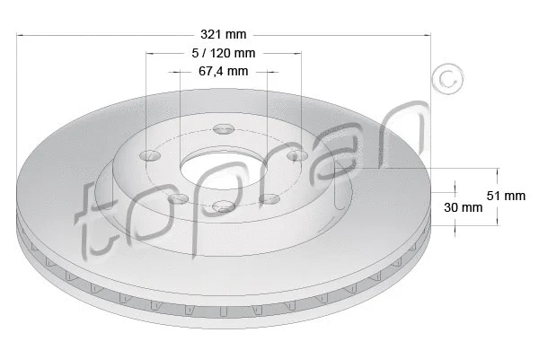 Brake Disc (208 004)