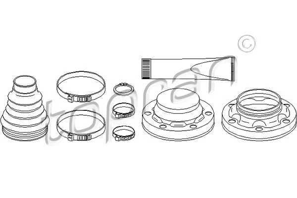 Bellow Kit, drive shaft (111 671)