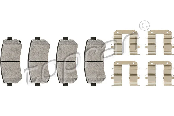 Brake Pad Set, disc brake (820 280)