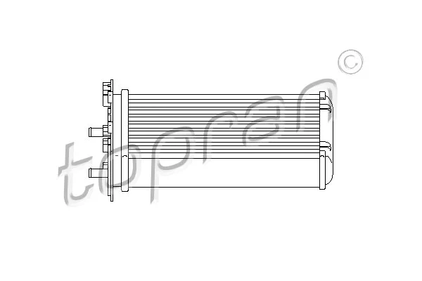 Heat Exchanger, interior heating (112 332)