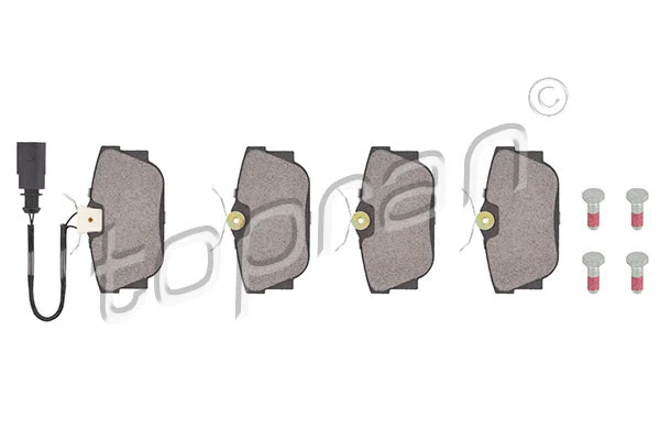 Brake Pad Set, disc brake (109 474)