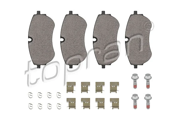 Brake Pad Set, disc brake (117 432)
